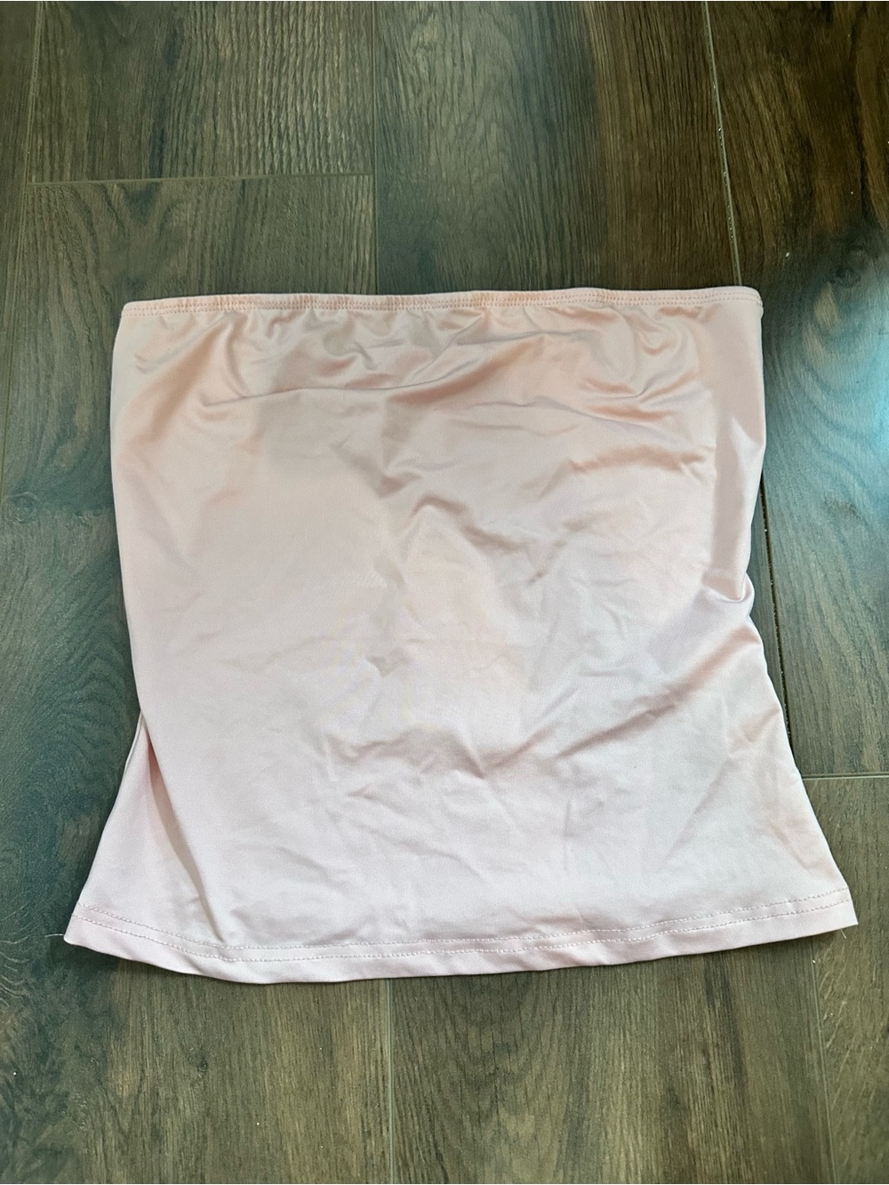 SHEIN Pink Strapless Tube Top